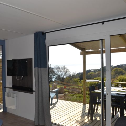 Stacaravan 4 personen - Uitzonderlijk PRACHTIG ZEEZICHT!