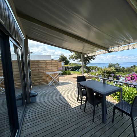 Stacaravan 4 personen - Uitzonderlijk PRACHTIG ZEEZICHT!