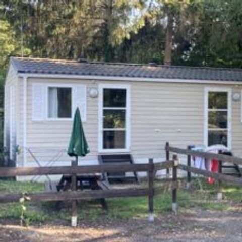 Stacaravan 2 personen - 02-Mobil-Home Mitoyen Standard 17m2 (1bed - 1 pers.) + TV + Airconditioning - prijs voor 2 personen
