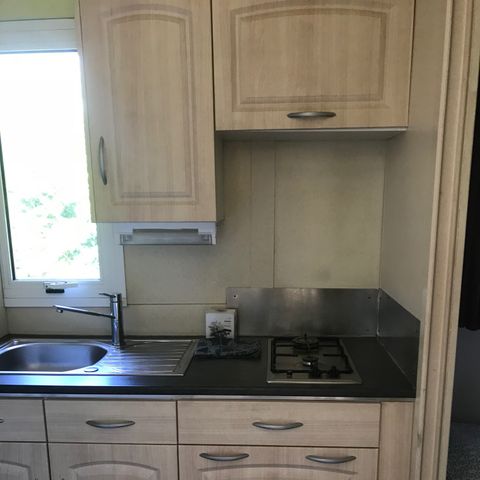 Chalet 2 personen - 10-Chalet du Belier Confort 24m2 (2bed - 5pers) + Jaccuzzi + opgemaakte bedden + handdoek + drankenpakket - prijs voor 2 personen