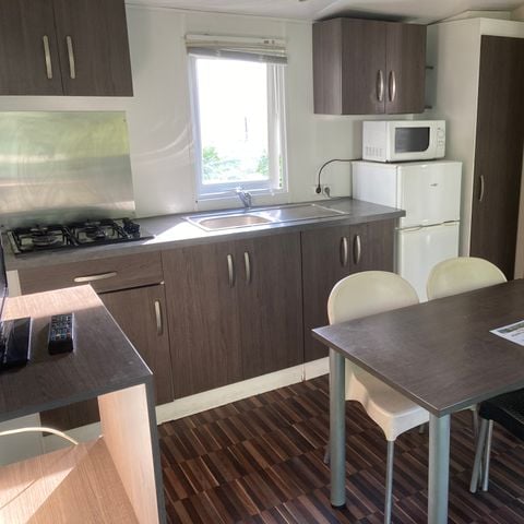 Stacaravan 2 personen - 09-Mh Grand Confort 6 pers met groot terras - prijs voor 2 personen