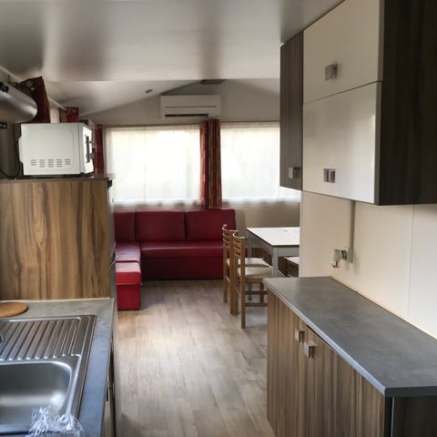 Bungalow 2 personen - 14-Bungalow du Gorguet 40m2 (2ch -2/6pers.) + Jaccuzzi + Opgemaakte bedden + handdoek + drankkit + TV - prijs voor 2 personen