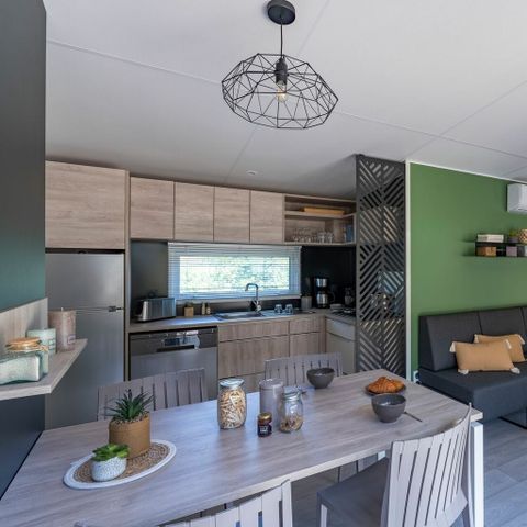 Stacaravan 6 personen - COTTAGE OTELLO 6p 3ch 2SdB PREMIUM