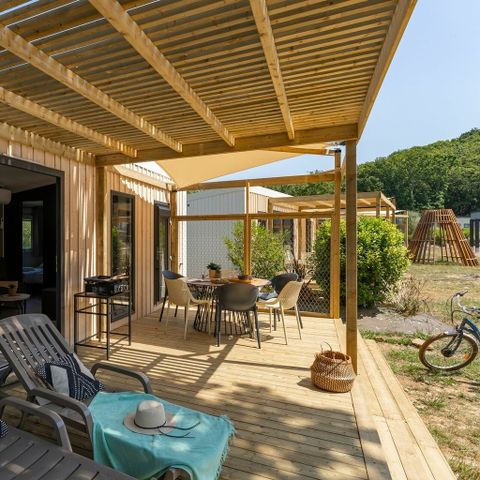 Stacaravan 6 personen - COTTAGE OTELLO 6p 3ch 2SdB PREMIUM