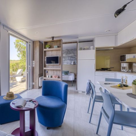 Stacaravan 6 personen - COTTAGE TAOS 6p 3ch 2SdB PREMIUM