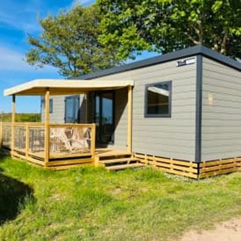 Stacaravan 6 personen - Huisje 6p 3ch **** Zeezicht