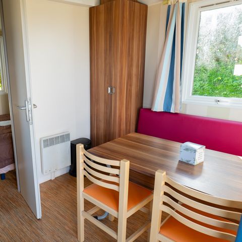 Stacaravan 2 personen - Comfort - 16 m² - 1 slaapkamer - Zeezicht