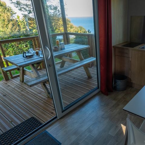 Chalet 2 personen - Premium - 18 m² - 1 slaapkamer - Zeezicht