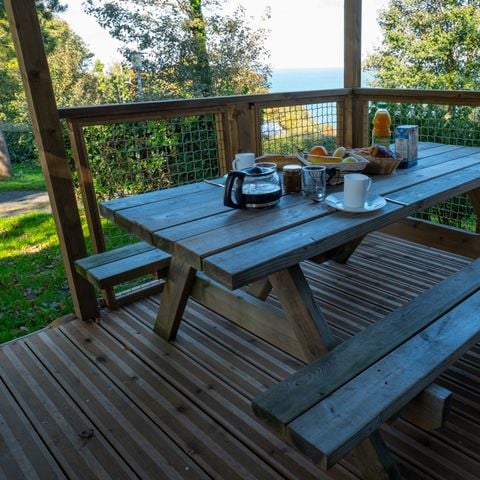 Chalet 2 personen - Premium - 18 m² - 1 slaapkamer - Zeezicht