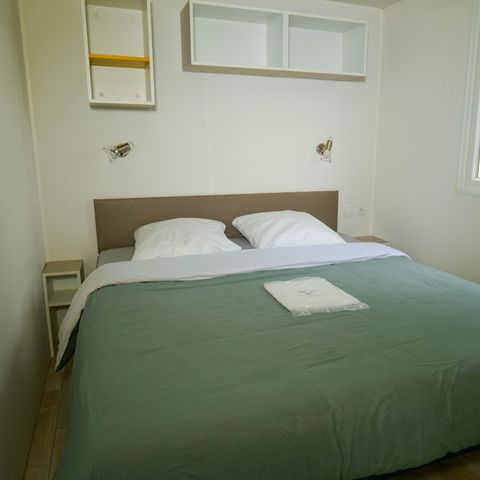Stacaravan 4 personen - Comfort - 25 m² - 2 slaapkamers - Zeezicht
