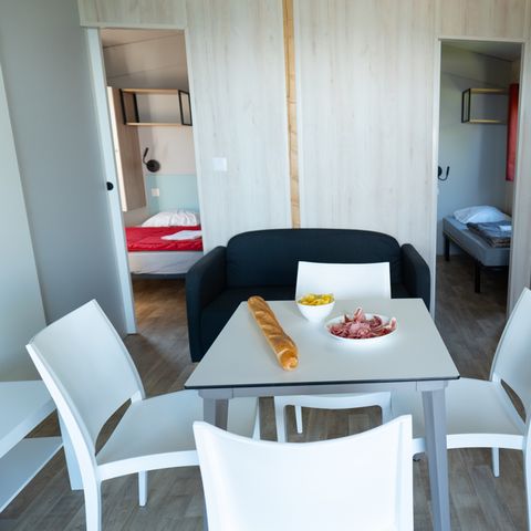 Chalet 4 personen - Chalet premium - 27 m² - 2 slaapkamers zeezicht