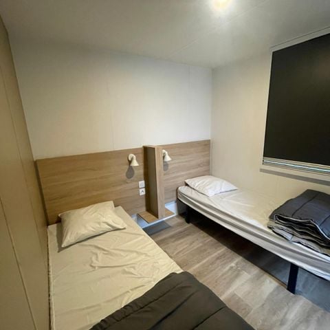 Stacaravan 4 personen - Premium 2 slaapkamers 2 badkamers 4 pers