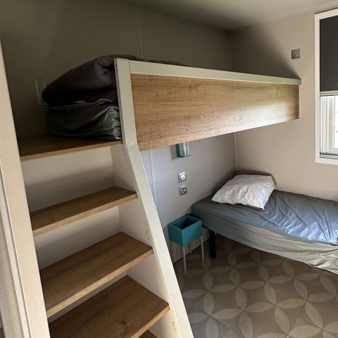 Stacaravan 6 personen - Comfort stacaravan + 3 slaapkamers 2 badkamers 6 personen