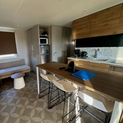 Stacaravan 6 personen - Comfort stacaravan + 3 slaapkamers voor 6 personen