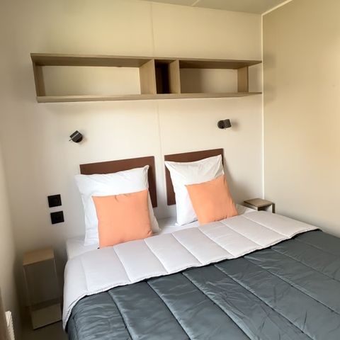 Stacaravan 4 personen - Comfort stacaravan 2 slaapkamers 4 pers