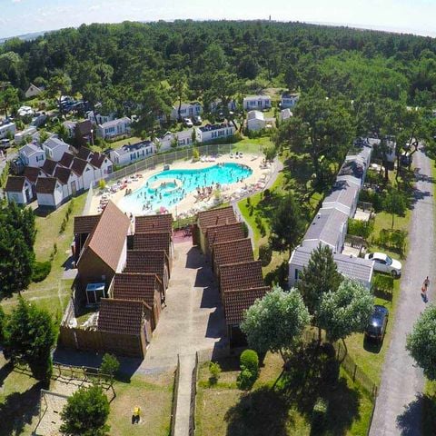 Stacaravan 6 personen - MOBIL HOME CONFORT DIM gaskookplaat koelkast vaatwasser televisie
