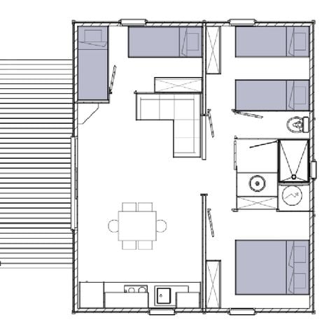 Chalet 5 personen - CHARLAY