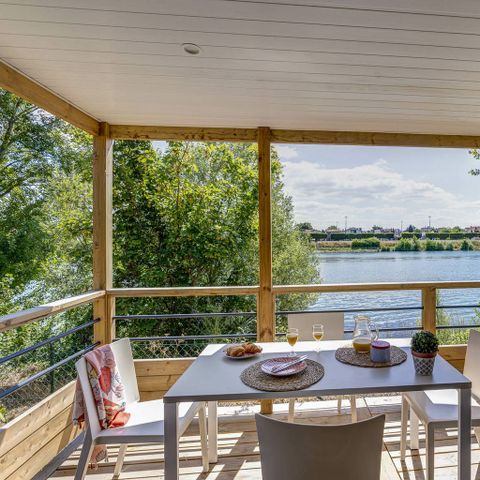 Stacaravan 4 personen - COTTAGE 4p 2ch en BORD DE SEINE ****