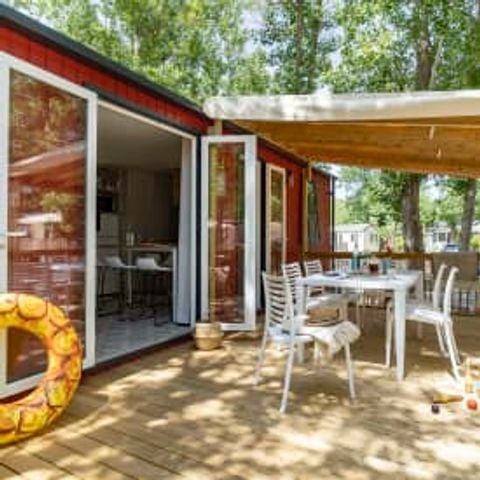 Stacaravan 6 personen - Cottage 6p 3ch airconditioning ****