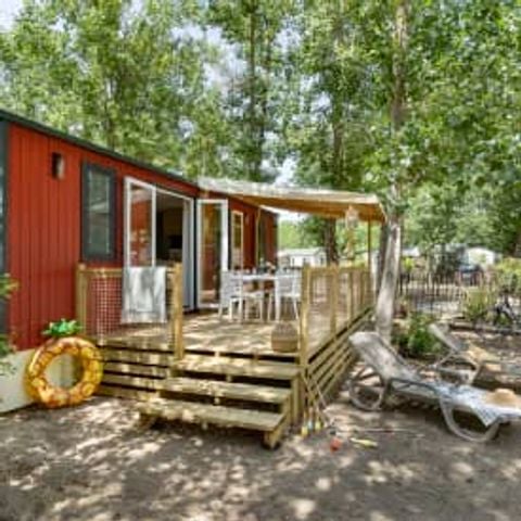 Stacaravan 6 personen - Cottage 6p 3ch airconditioning ****