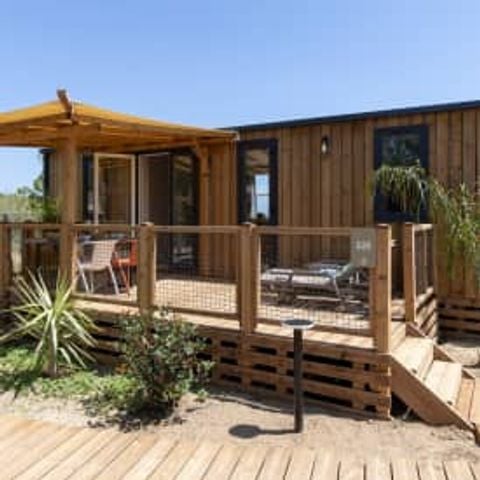 Stacaravan 6 personen - Cottage Playa del Sol 6p 3ch klimmen Premium