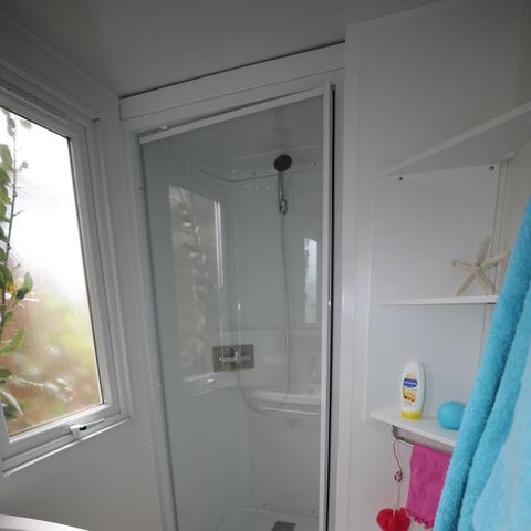 Stacaravan 5 personen - Stacaravan Azur Sérénité 24m² - Privé Jacuzzi - 3 kamers - 2 slaapkamers - Airconditioning
