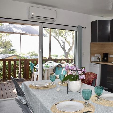 APPARTEMENT 5 personen - Flat Eucalyptus 30 m² - 3 kamers - 2 slaapkamers - Airconditioning en TV