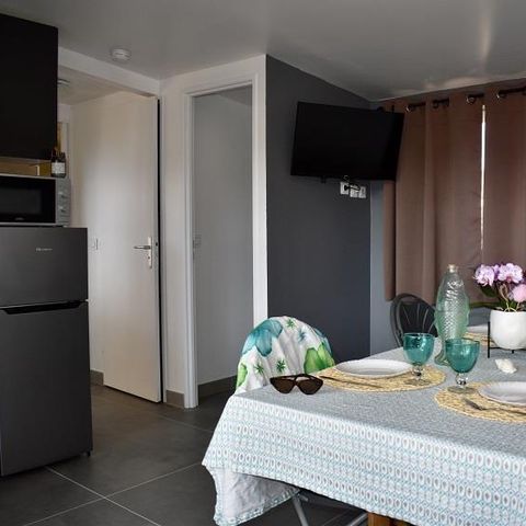 APPARTEMENT 5 personen - Flat Eucalyptus 30 m² - 3 kamers - 2 slaapkamers - Airconditioning en TV