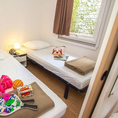 Stacaravan 4 personen - Stacaravan Provence Sérénité 25 m² - 3 kamers - 2 slaapkamers - Airconditioning