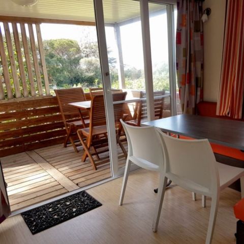 Stacaravan 5 personen - Stacaravan Marina Sérénité 22 m² - 3 kamers - 2 slaapkamers - Airconditioning