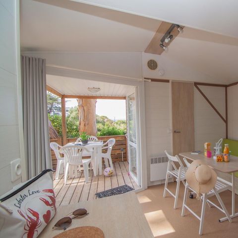 Stacaravan 4 personen - Stacaravan Azur 24 m² - 3 kamers - 2 slaapkamers