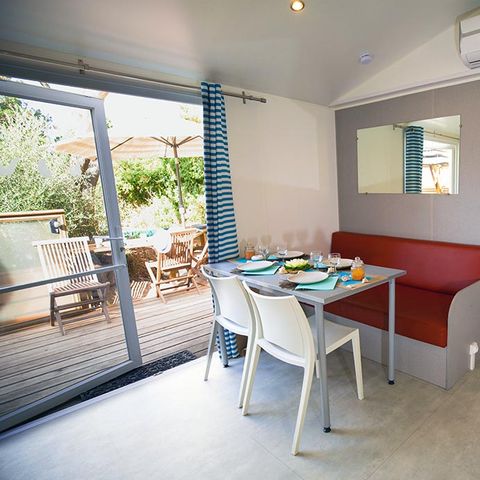 Stacaravan 5 personen - Stacaravan Espace Sérénité PMR - Jacuzzi
