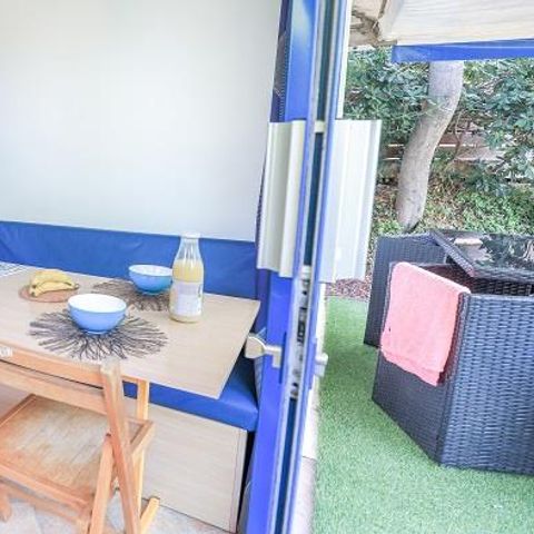 Bungalowtent 5 personen - Pagotel 25m² - 3 kamers - 2 slaapkamers * tussen een tent en een stacaravan *