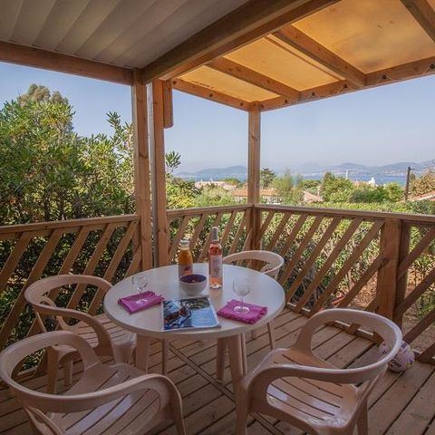 Stacaravan 5 personen - Azur Sérénité 25m² zeezicht