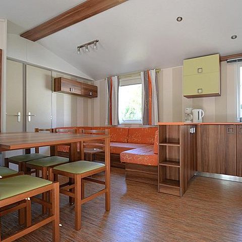 Stacaravan 6 personen - 35 m²