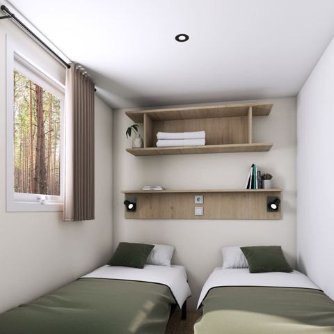 Stacaravan 6 personen - Luxe