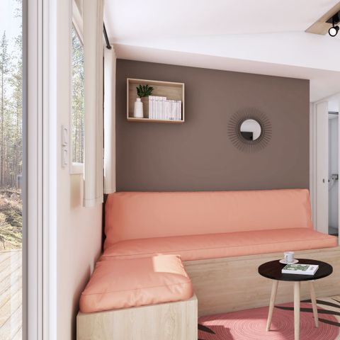 Stacaravan 6 personen - Luxe