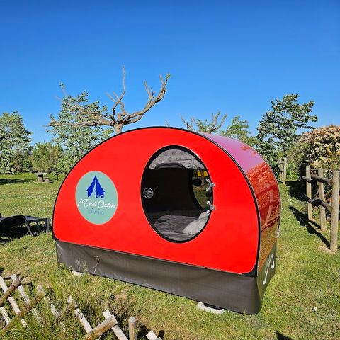 Tent 2 personen - Gezellig leven. 1 tweepersoonsbed in een ei!