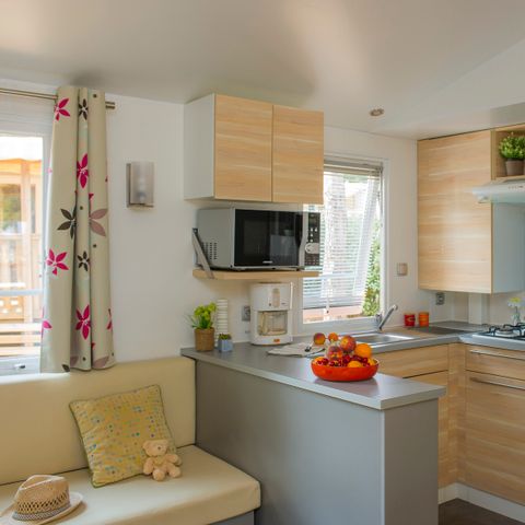 Stacaravan 6 personen - Verhuur stacaravan CONFORT - 3 slaapkamers