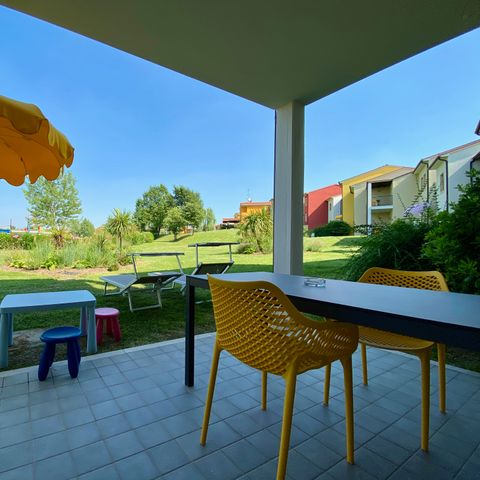 APPARTEMENT 6 personen - FAMILIE (begane grond met klein terras)
