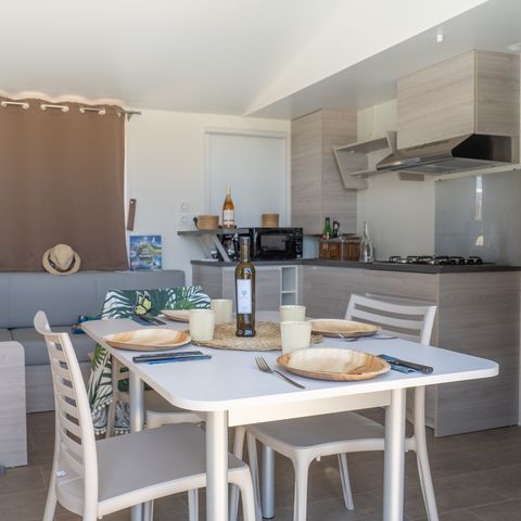 Stacaravan 6 personen - CASITA TOMILLO 3ch 6pers