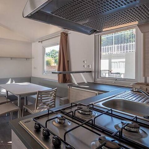 Stacaravan 6 personen - Mobile-home | Comfort | 3 Slaapkamers | 6 Pers. | Verhoogd terras | Airconditioning