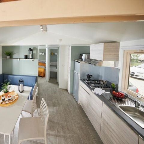Stacaravan 6 personen - CASITA LIMON - 26m²- 2 kamers