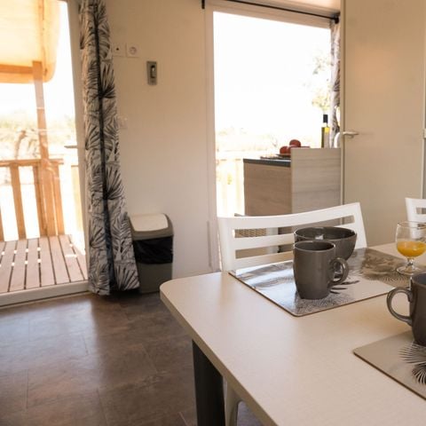 Stacaravan 4 personen - CASITA NARANJA - 26m²- 2 kamers
