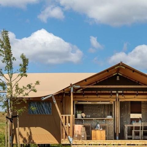 Safaritent 5 personen - SAFARI LODGE - 40m²- 2 kamers