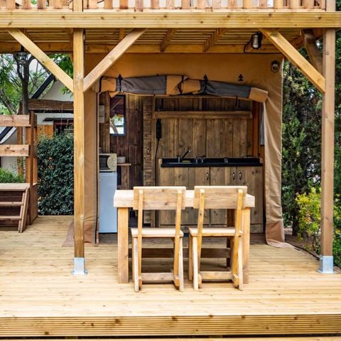 Lodge 2 personen - LUNA LODGE - 15m²- 1 kamer