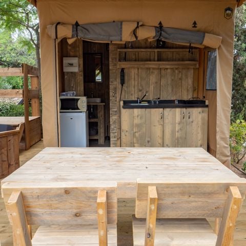 Lodge 2 personen - LUNA LODGE - 15m²- 1 kamer