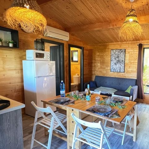 Stacaravan 8 personen - TROPISCH GOUD - 60m²- 3 kamers