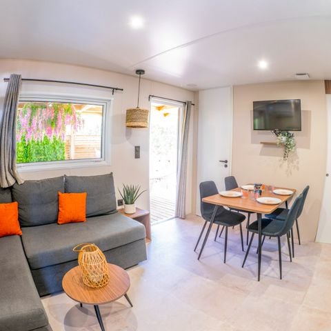 Stacaravan 6 personen - TROPISCHE TOSCANA GOUD - 36m² - 2 Slaapkamers