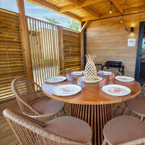 Stacaravan 6 personen - TROPISCHE TOSCANA GOUD - 36m² - 2 Slaapkamers